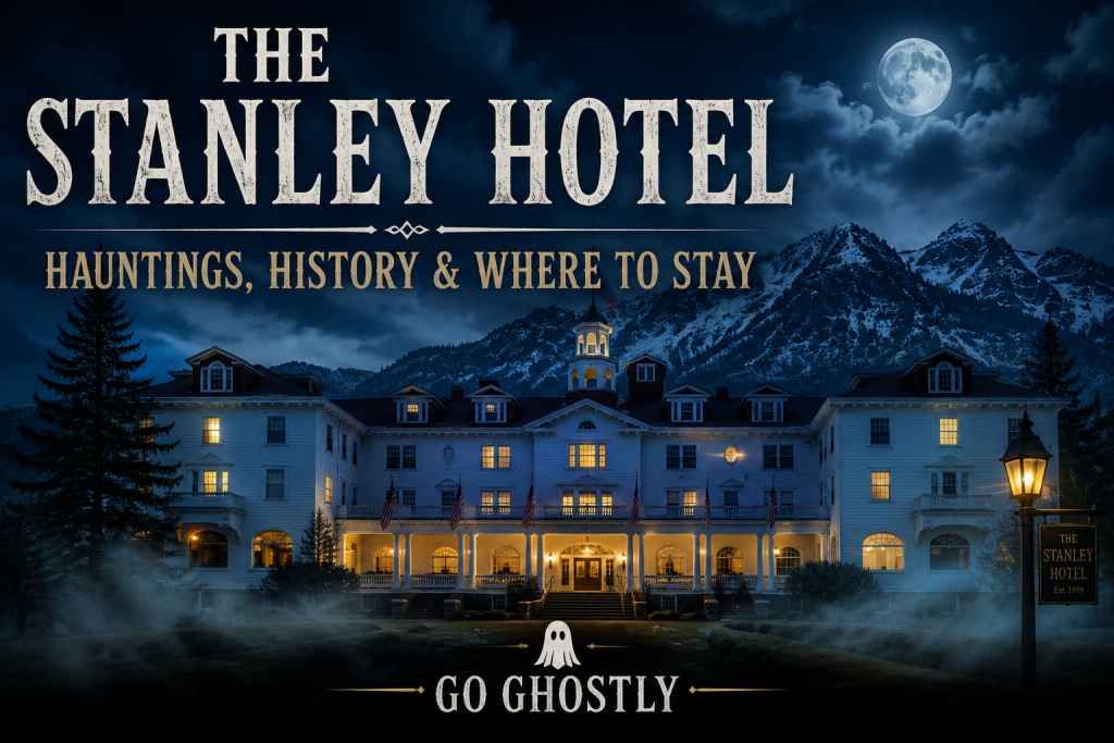 AI-created atmospheric cover illustration for The Stanley Hotel