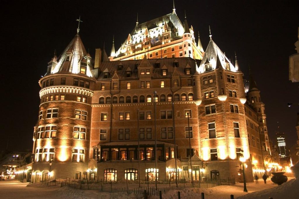 Fairmont Le Château Frontenac overlooking Old Québec in Québec City