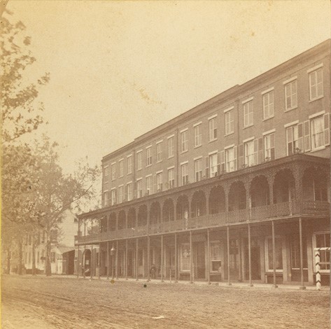 Historic photograph of The Marshall House in Savannah Georgia