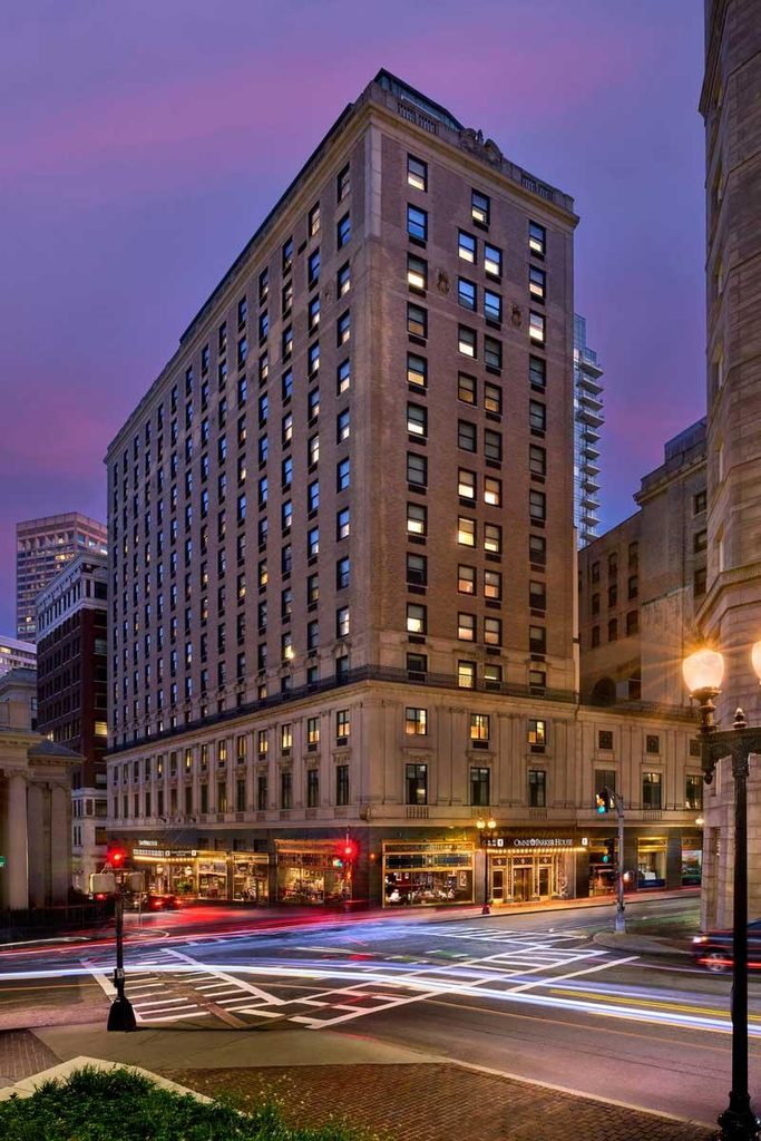 Omni Parker House historic hotel in Boston Massachusetts
