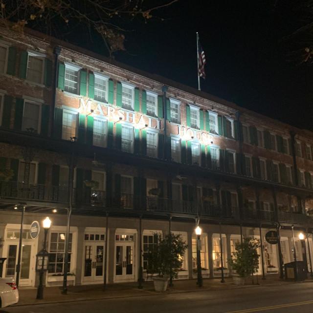 The Marshall House historic hotel in Savannah Georgia