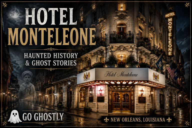 Hotel Monteleone haunted hotel in New Orleans Louisiana