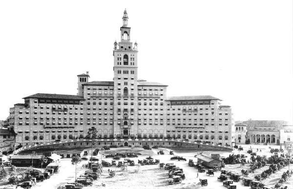 The newly opened Biltmore Hotel in a black-and-white photograph dated January 18, 1926