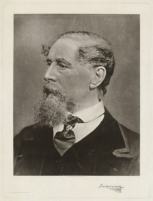 Charles Dickens in 1867 during the period he stayed at the Parker House in Boston