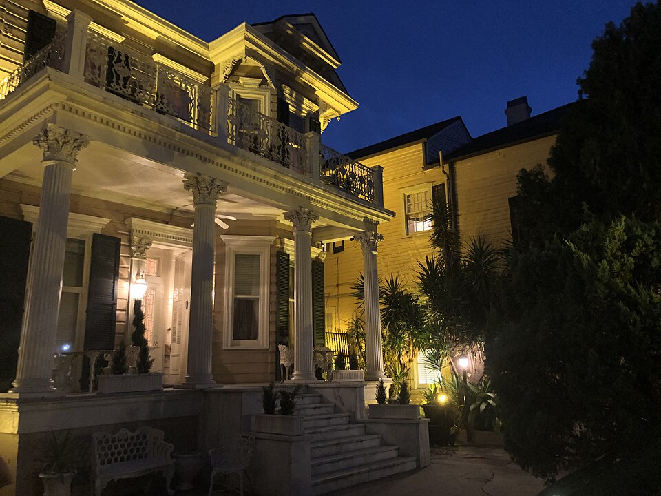 Historic French Quarter in New Orleans at night