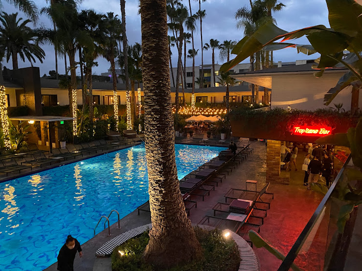 Tropicana Pool at the Hollywood Roosevelt Hotel in Los Angeles