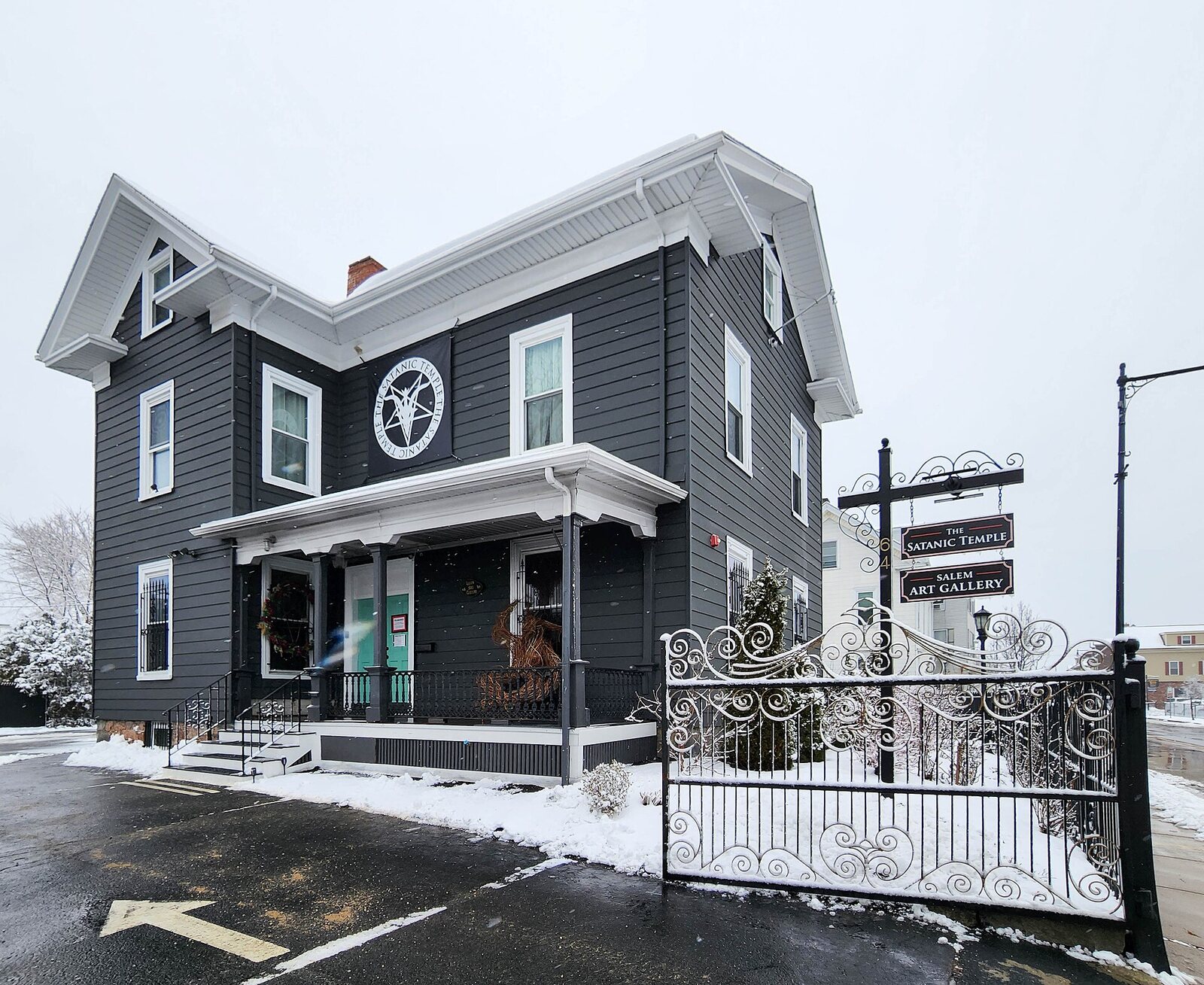 The Satanic Temple headquarters in Salem, Massachusetts