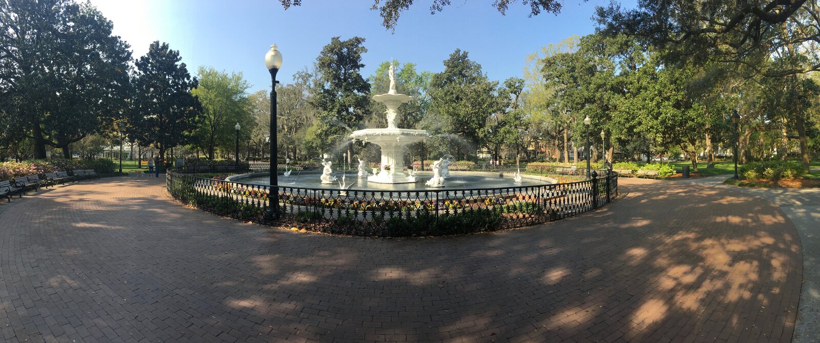 Forsyth Park fountain in Savannah, Georgia